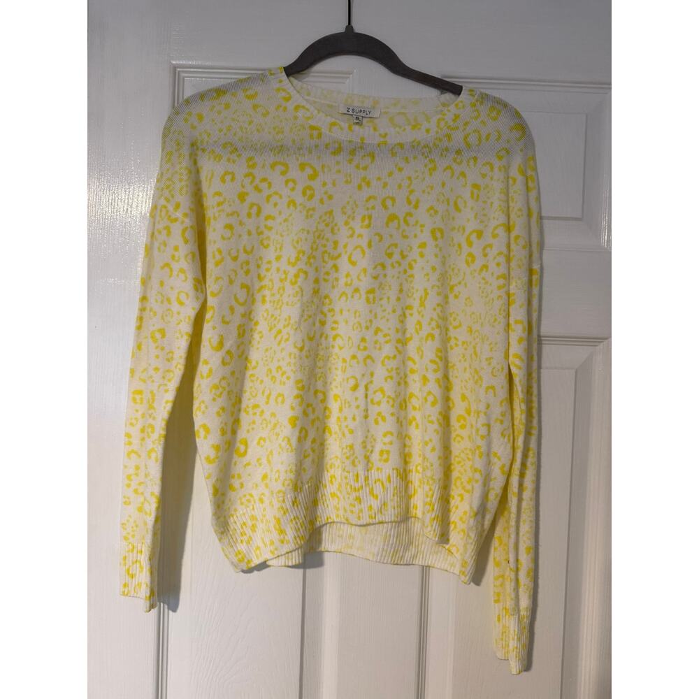 Z Supply XS Chettah Sweater NWT